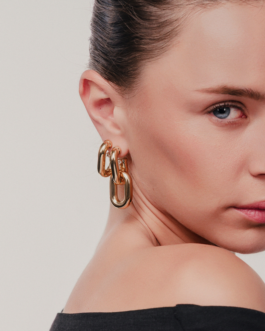 Your new favorite statement earrings are here: the Double Tube Hoop Earrings.