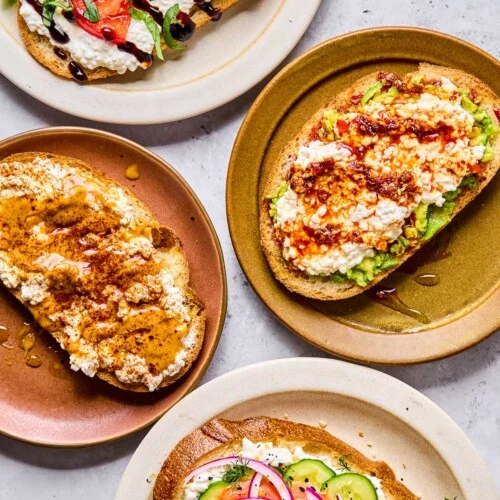 Viral Cottage Cheese Toast (High Protein & Delicious)