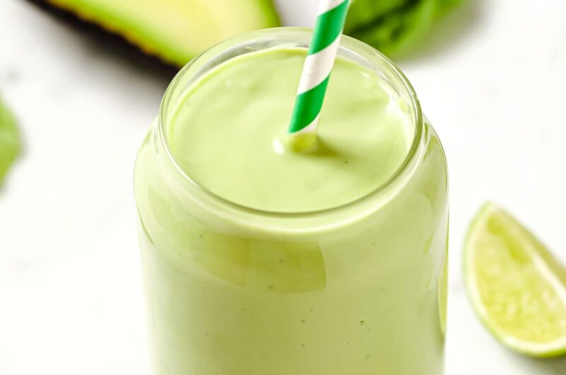 Keto Avocado Smoothie for Weight Loss (Creamy, Filling & Only 5 Ingredients)