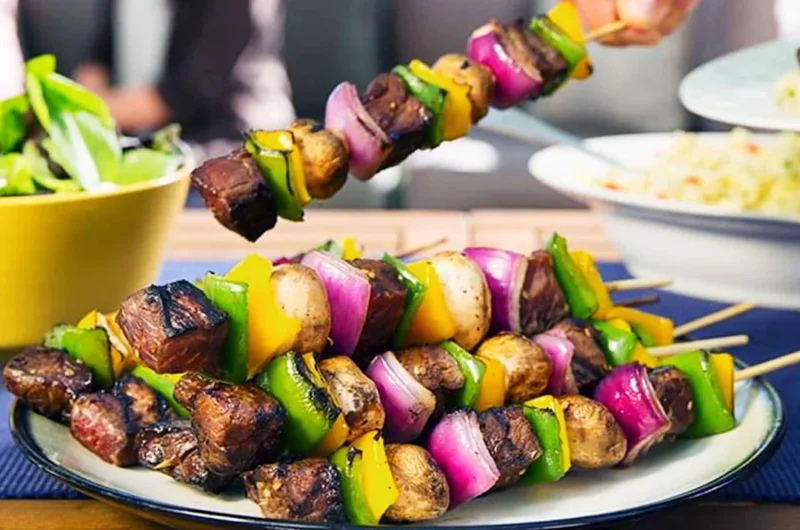 Kabobs on the Grill Recipe (Easy, Juicy & Perfect for Summer)