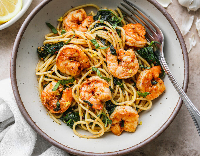 Lemon Garlic Shrimp Pasta (Easy, Fresh & Ready in 20 Minutes)