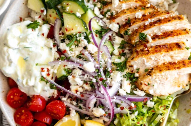 Greek Chicken Bowl (Easy, Fresh & High Protein)