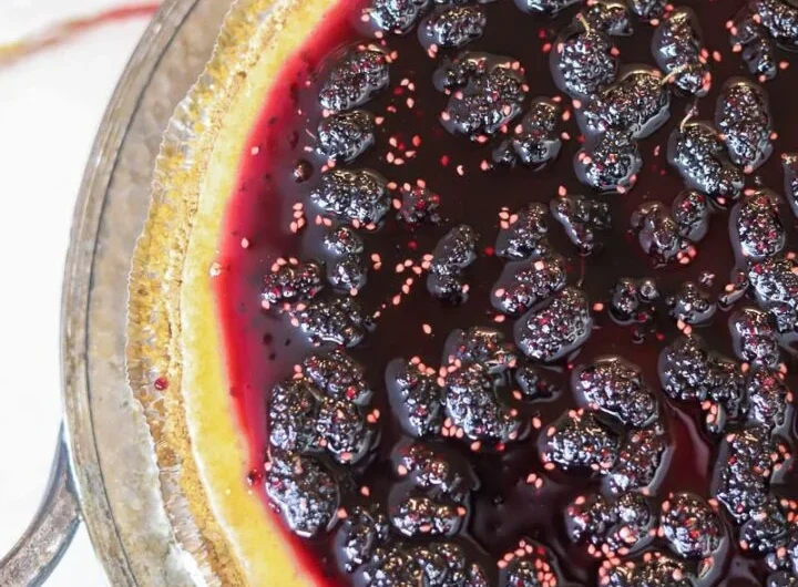 Baked Mulberry Cheesecake Recipe – Creamy, Rich & Bursting With Fresh Flavor